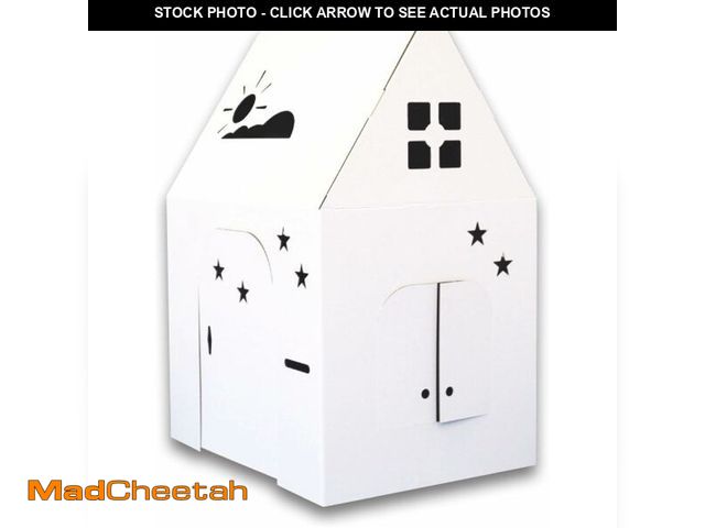 Lot 74-14067225 - Easy Playhouse - Kids Art and Craft for Indoor and Outdoor Fun, Color, Draw, Doodle on this Blank Ca...