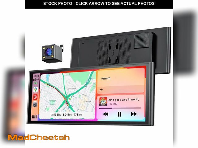 Lot 74-14472590 - 9.26" Carplay Screen for Car, Wireless Portable Car Play Screen for Apple CarPlay &amp; Android Auto...