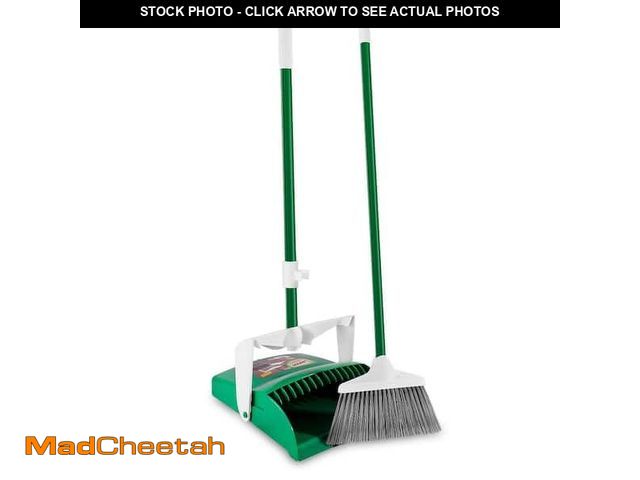 Lot 74-12464389 - Libman 12 in. Lobby Broom and Dustpan Set - UNUSED