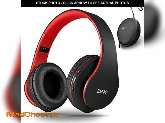 Lot 74-10909568 - ZIHNIC Bluetooth Headphones Over-Ear, Foldable Wireless and Wired Stereo Headset Micro SD/TF, FM for...