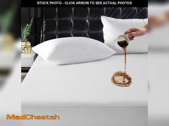 Lot 74-12706317 - TASTELIFE Waterproof Mattress Protector Queen Size, Breathable &amp; Noiseless Waterproof Mattress C...