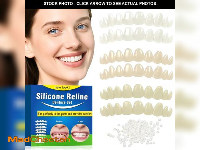 Lot 74-12314781 - Veneers Teeth for Women, Tooth Replacement Missing Teeth, Upper Veneer Cosmetic Tooth, Moldable Ther...