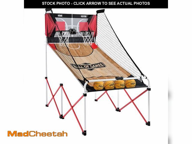 Lot 74-12786925 - Hall of Games Premium Rapid Deploy Indoor Arcade Basketball Game with Steel Frame, 50% Quicker Assem...