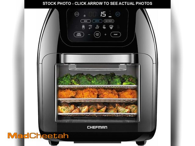 Lot 74-14591063 - CHEFMAN Multifunctional Digital Air Fryer+ Rotisserie, Dehydrator, Convection Oven, 17 Touch Screen ...