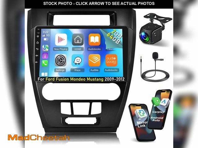 Lot 74-14143059 - [2+64G] Car Stereo for Ford Fusion Mondeo Mustang 2009-2012 - Wireless Carplay and Android Auto - 10...