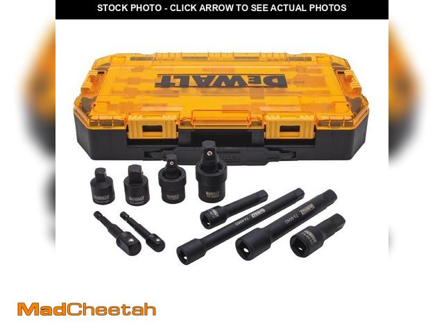 Lot 74-14319664 - 3/8 in. and 1/2 in. Drive Impact Accessory Set (10-Piece) - UNUSED