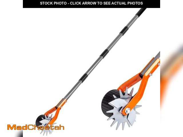 Lot 74-14255203 - WaLensee 61 in. Wheel Rotary Edger, Sidewalk Manual Lawn Edger with Cushion Grip - USED