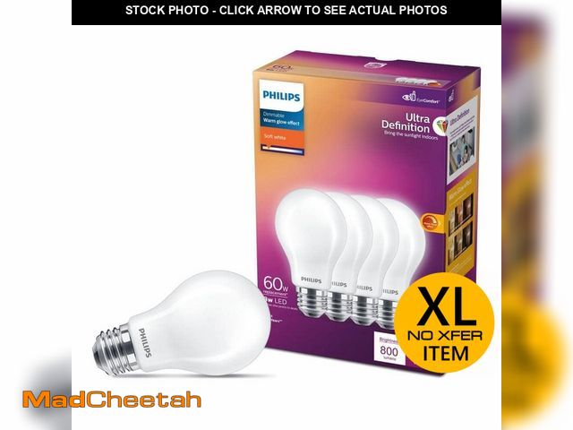 Lot 74-14074135 - One Pallet-14-Cases-60-Watt Equivalent A19 Ultra Definition Dimmable E26 LED Light Bulb EyeComfort S...