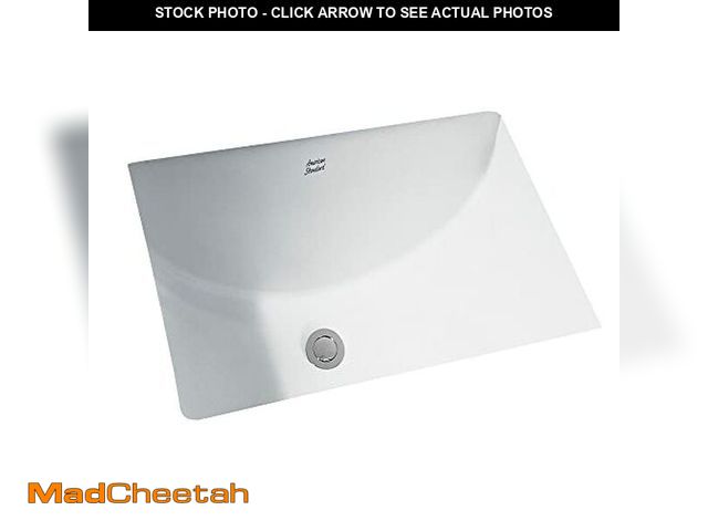 Lot 74-12543827 - American Standard 618000.020 Studio Ceramic undermount Rectangular Bathroom sink, 23.63'' L x 16.63'...