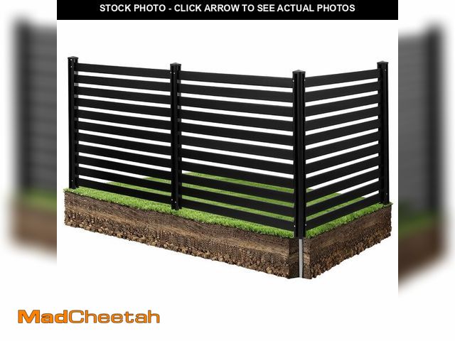 Lot 74-14613615 - VEVOR Outdoor Privacy Screen 50" W x 48" H 3 Panels Air Conditioner Fence - UNUSED