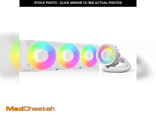 Lot 74-12676751 - ARCTIC Liquid Freezer III Pro 360 A-RGB (White) - AIO CPU Cooler, 3 x 120 mm Water Cooling, 38 mm Ra...