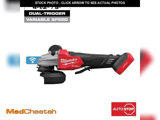 Lot 74-13134004 - Milwaukee M18 FUEL 18V Lithium-Ion Brushless Cordless 4-1/2 in./5 in. Dual-Trigger Braking Grinder (...