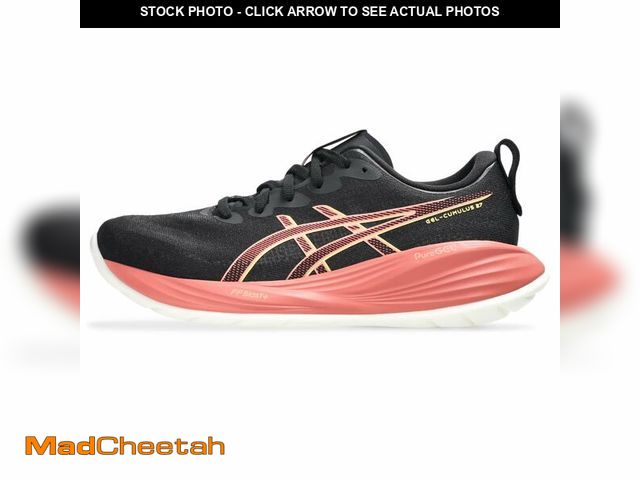 Lot 74-13712227 - ASICS Women's Gel-Cumulus 27 Running Shoes, 9.5, Black/Orange Glow - USED