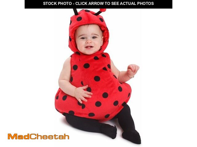 Lot 74-10823410 - Dress Up America Baby Ladybug Costume Ã¢â¬â Toddler Cute Lady-Bug Infant Costume - USED