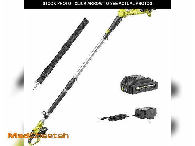 Lot 74-12550582 - SEYVUM Pole Saw 8-Inch Cordless Pole Saws for Tree Trimming, 15FT Max Reach, Auto Oiling, Multi-Angl...