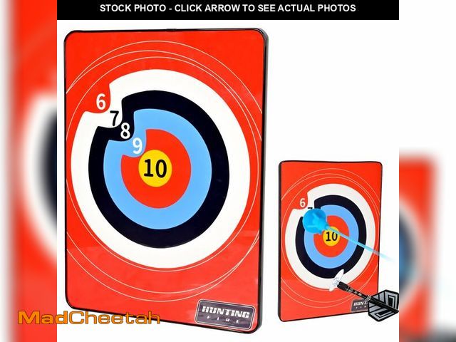 Lot 74-13714644 - FENJANER Archery 16'' Arrow Target - Suction Targets for Bow and Arrow Set, Shooting Hunting Trainin...