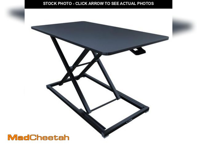 Lot 74-12152822 - Standing Desk Converter - Tabletop Riser 31 X17  - Laptop/Monitor/Workspace Rising Platform - UNUSED
