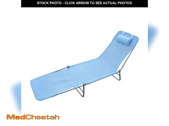 Lot 74-14115463 - Outsunny Outdoor Folding Chaise Lounge Sun Recliner Beach Patio Lightweight Chair with Sturdy Durabl...