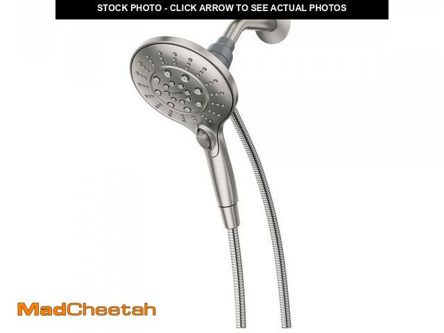 Lot 74-11854162 - MOEN 26112SRN Engage Six-Function 5.5-Inch Removable Handheld Showerhead with Magnetic Docking Syste...