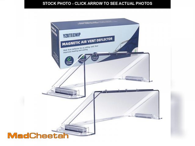 Lot 74-12052393 - Strong Magnetic Air Vent Deflector for Vents, Sidewalls and Ceiling Registers,Adjustable Air &amp; H...