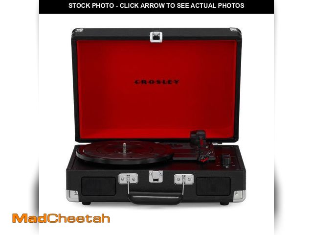 Lot 74-12525742 - Crosley Cruiser Premier Vinyl Record Player with Speakers and Bluetooth - Audio Turntables - UNUSED
