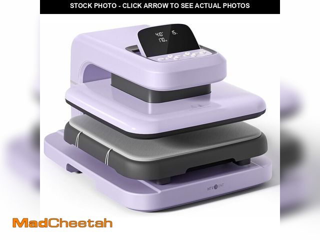 Lot 74-13758293 - HTVRONT Automatic heat press 2 - Heat Press Machine for T Shirts with Adjustable Pressure &amp; High...