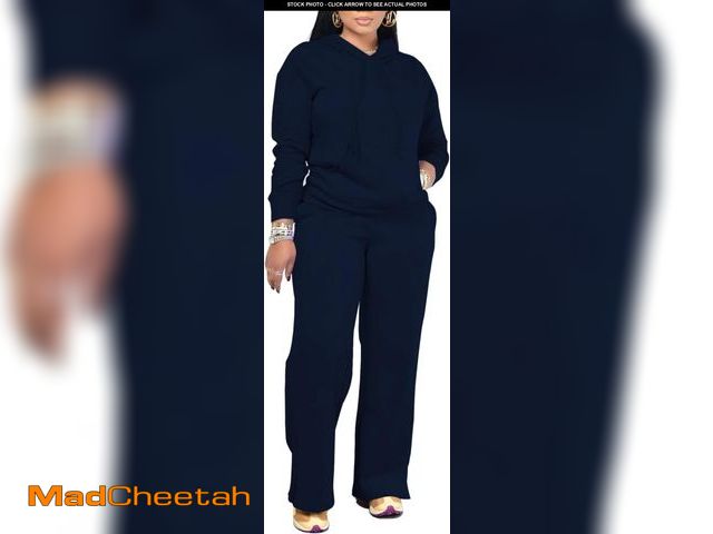 Lot 74-12372275 - YeGine Womens 2 Piece Outfits Sweatsuits Long Sleeve Lounge Sets Drawstring Hoodies Wide Leg Sweatpa...