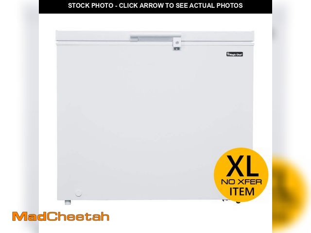 Lot 74-12691620 - *SCRATCHED* Magic Chef 8.7 cu. ft. Manual Defrost Chest Freezer in White *SCRATCHED*  - UNUSED