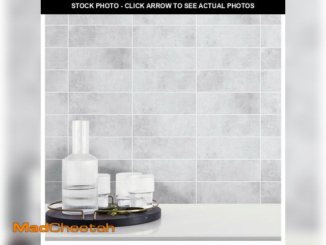 Lot 74-13955100 - Tilingview 30 PCS Peel and Stick Backsplash Tile for Kitchen/Bathroom/Living Room, 3"x 9" Self-Adhes...