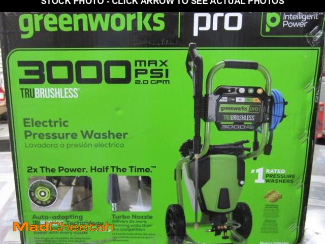 Lot 74-12203865 - Laveuse Ãâ¬ Pression Greenworks Pro 3000 Lb/poÃÂ² 4,16 LMP  Ãâ¬ L'eau Froide 5110502VT - Rona -...