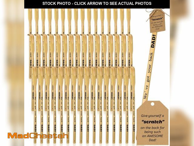 Lot 74-13949826 - FoldTier 50 Pack Man of God Back Scratchers Gift Bulk for Father's Day Gift Christian Wooden Bamboo ...