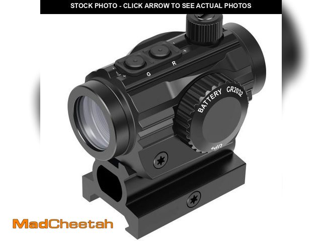 Lot 74-11549798 - Feyachi RDS-36 1x22mm 5 MOA Red &amp; Green Dot Sight Red &amp; Green Dot Scope with 0.83 Riser Moun...