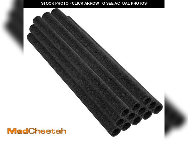 Lot 74-14293204 - Upper Bounce Machrus Upper Bounce 33 in. Black Trampoline Pole Foam Sleeves Fits for 1.5 in. Dia Pol...
