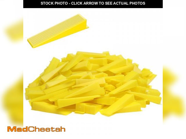 Lot 74-12305556 - DGSL Tile Leveling System Tile Wedges, 400PCS Reusable Tile Leveling Wedges for 1/8", 1/16", 1/32" T...