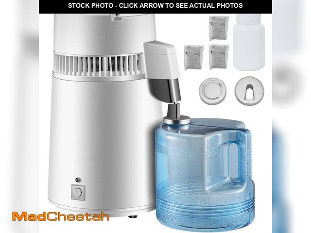 Lot 74-13692547 - SVOPES 750-Watt Pure Water Distiller Upgraded Purifier 1.1 Gal. 17-Cups Capacity BPA-Free Stainless ...