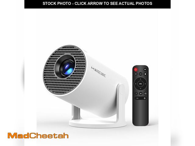 Lot 74-14382732 - Magcubic Mini Projector with WiFi6 and Bluetooth5.4, 4K Support Smart Portable Proyector, Andriod 14...