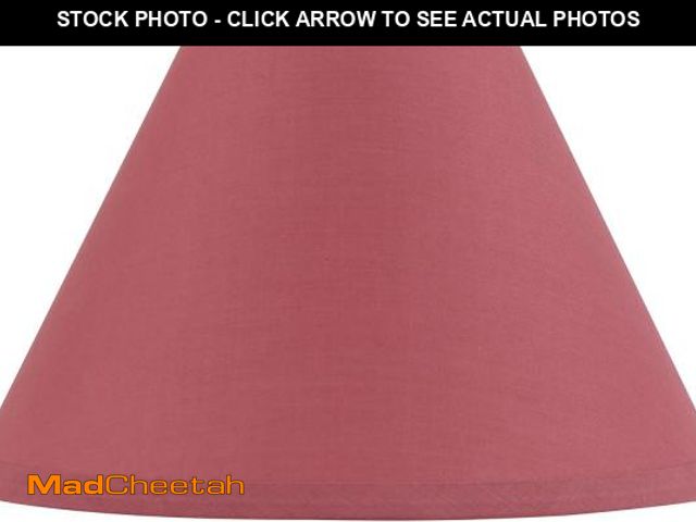 Lot 74-12367268 - Aspen Creative 56009, Empire Uno Lamp Shade, Plum, 4" Top x 10" Bottom x 7" Slant Height, Slip UNO 3...