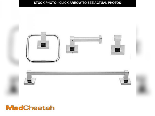 Lot 74-12396695 - Globe Electric 51368 Finn Bath Set, Polished Chrome - UNUSED