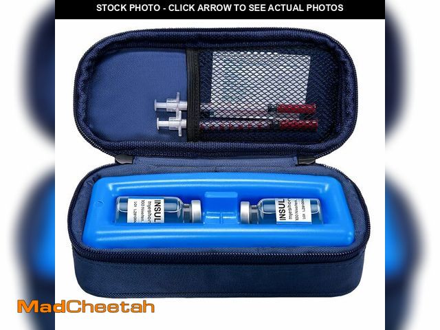 Lot 74-13624454 - Esaytool Insulin Cooler Travel Case for Vial, Portable Insulated Medication Cooler for Diabetes Ã¢â...