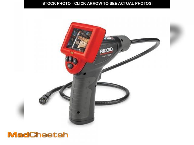 Lot 74-12517984 - (MISSING ONE LATCH) RIDGID CA-25 Micro Visual Inspection &amp; Diagnostic Handheld Camera w/ 2.7 in....