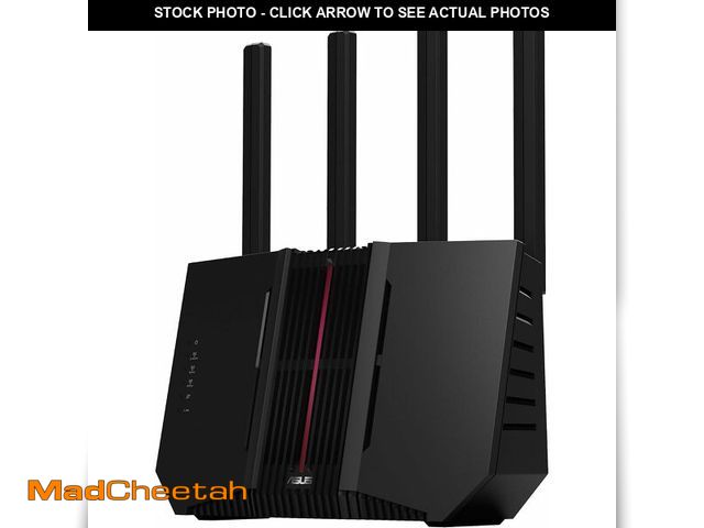 Lot 74-14591016 - ASUS RT-BE9700 WiFi 7 Router - Tri-Band (6GHz), 9.7 Gbps, x2 WAN, Mesh - UNUSED