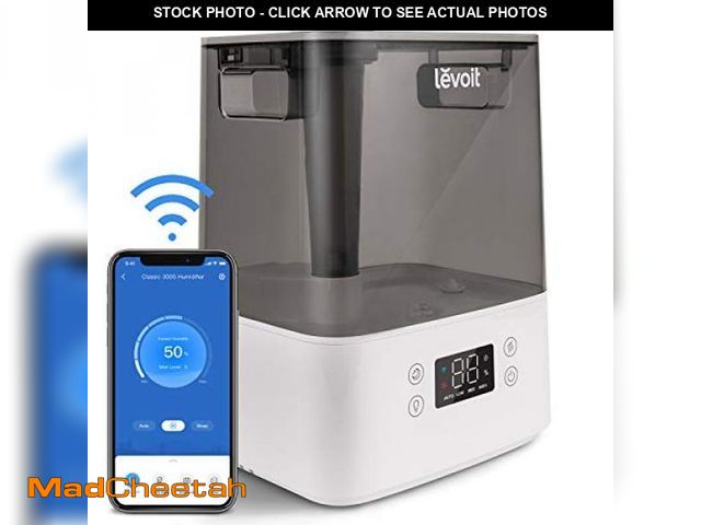 Lot 74-12366130 - LEVOIT Smart Humidifiers for Bedroom Large Room Home,(6L) Cool Mist Top Fill Essential Oil Diffuser ...