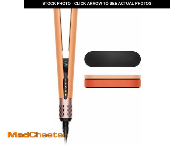 Lot 74-14202926 - Dyson Limited edition Airstrait straightener in Ceramic Apricot and Topaz - UNUSED
