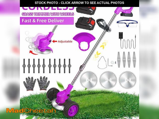 Lot 74-12764863 - The Latest Small Portable Cordless Electric Lawn Mower/Lawn Cutter with 2 High-Capacity Lithium Batt...