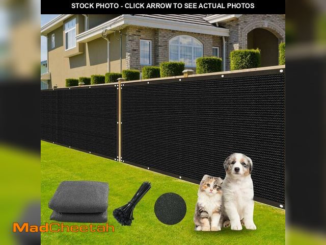 Lot 74-14296166 - Dellna Fence Privacy Screen 6x50Ft - Heavy Duty Outdoor Fence Cover for Patio, Yard, Balcony &amp; G...