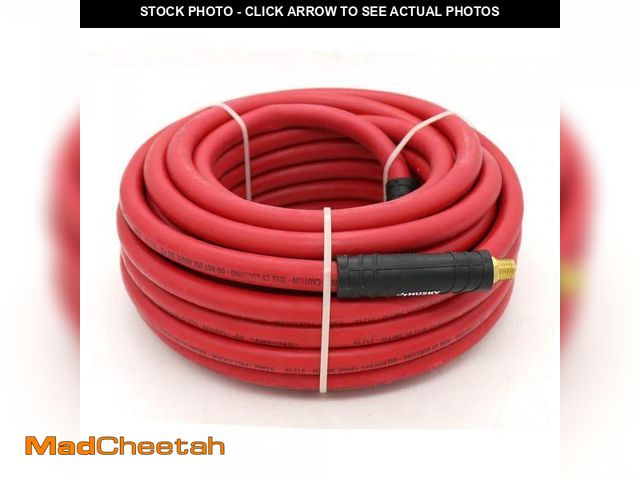 Lot 74-12516992 - Husky 3/8 in. x 50 ft. Rubber Air Hose - UNUSED