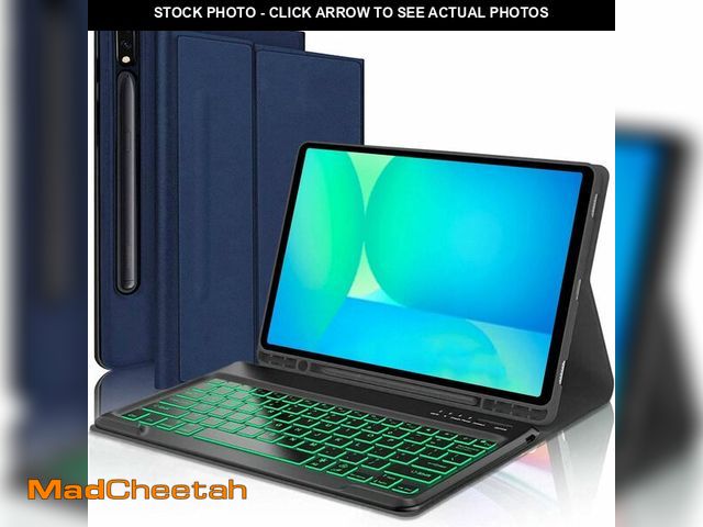 Lot 74-12801705 - Keyboard Case for Samsung Galaxy Tab S10 FE 10.9 Inches, S7/ S8/ S9/ S9 FE 11" Smart Backlit Case Ke...