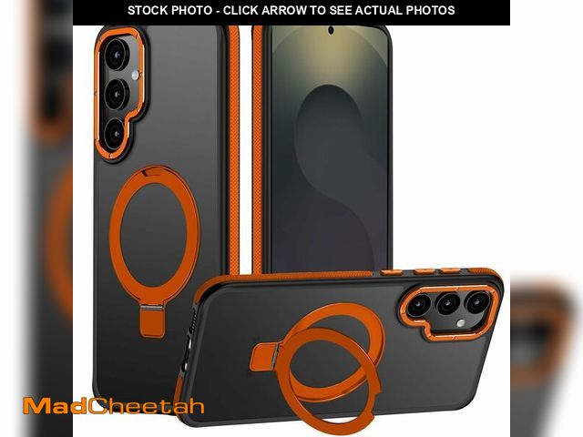 Lot 74-12975465 - Mondelete for Samsung Galaxy S25 Case, Magnetic Adjustable Ring Stand [Fit for Magsafe], [Military-G...