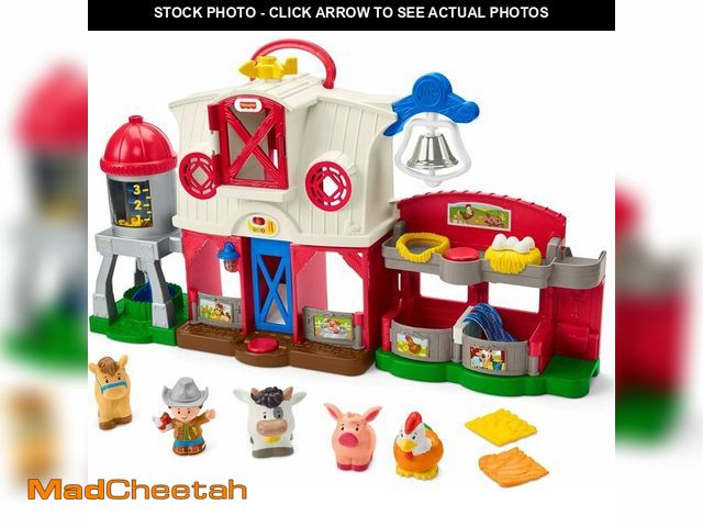 Lot 74-12664309 - Fisher-Price Little People Toddler Learning Toy Caring for Animals Farm Playset with Smart Stages fo...