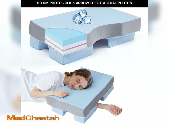 Lot 74-14272257 - Side Sleeper Pillow with Arm Hole, Adjustable Shoulder Pillow for Side Sleepers, Memory Foam Pillows...